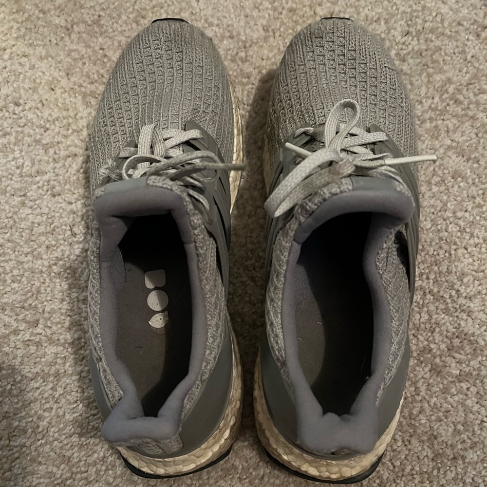 gray womens adidas ultraboost sneakers
